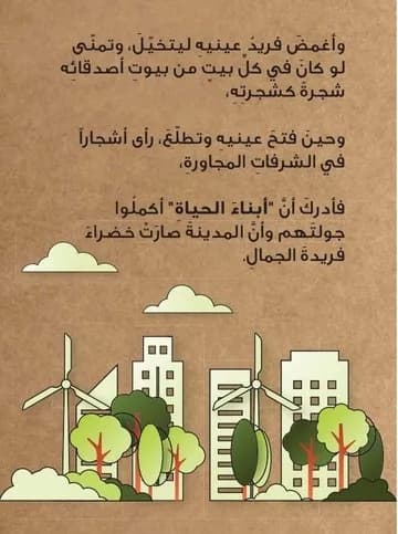 صفحة من كتاب «في كل بيت شجرة»